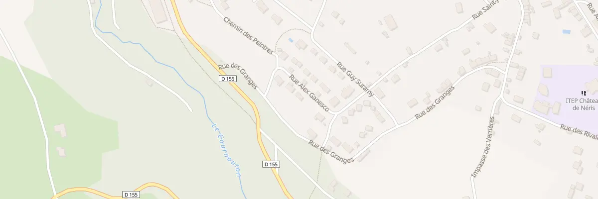 Plan du 11 Rue Alex Ganesco à Néris-les-Bains