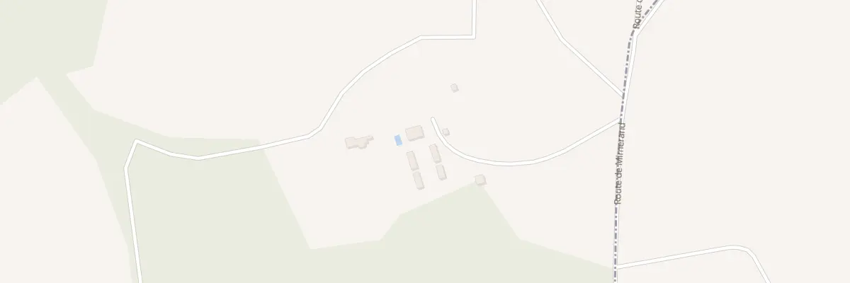 Plan du 1900 Rte de Mimérand à Cernoy-en-Berry