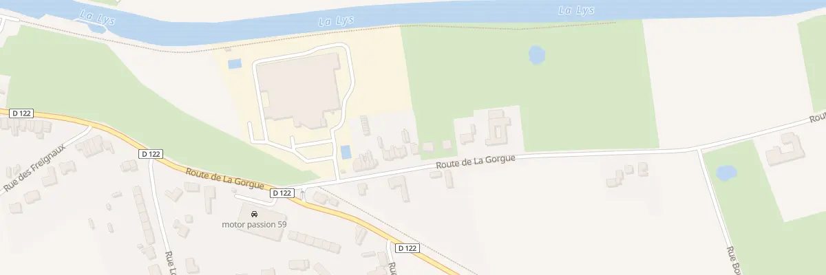 Plan du 105 Rue de la Gorgue à Merville