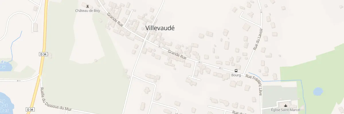 Plan du 70 Grande Rue à Villevaudé