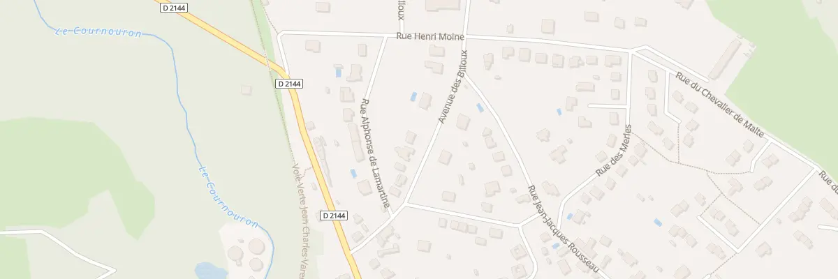 Plan du 13 Av des Billoux à Néris-les-Bains