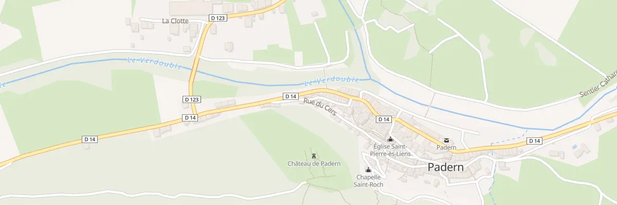 Plan du 8 Rue du Cers à Padern
