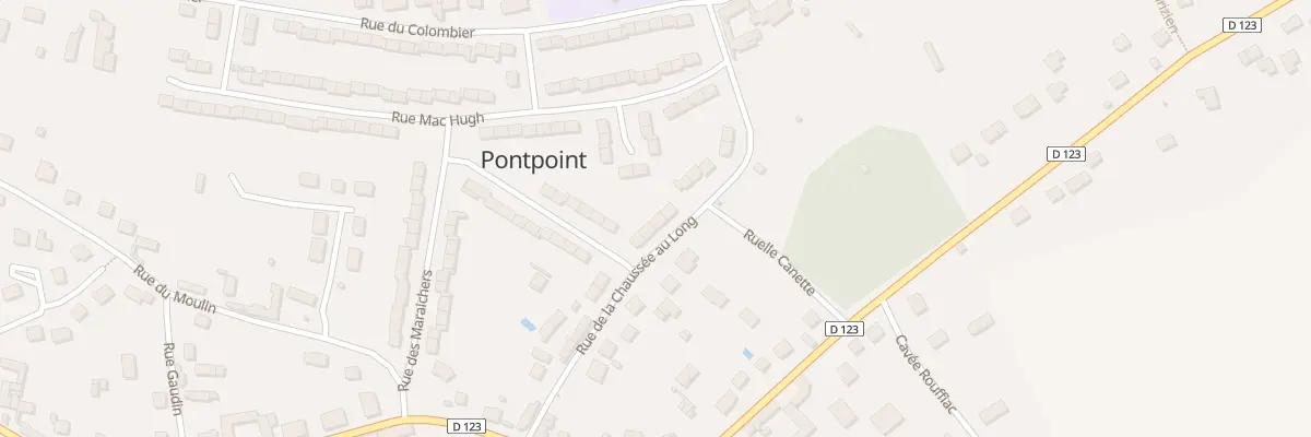 Plan du 181 Rue de la Chaussée au Long à Pontpoint