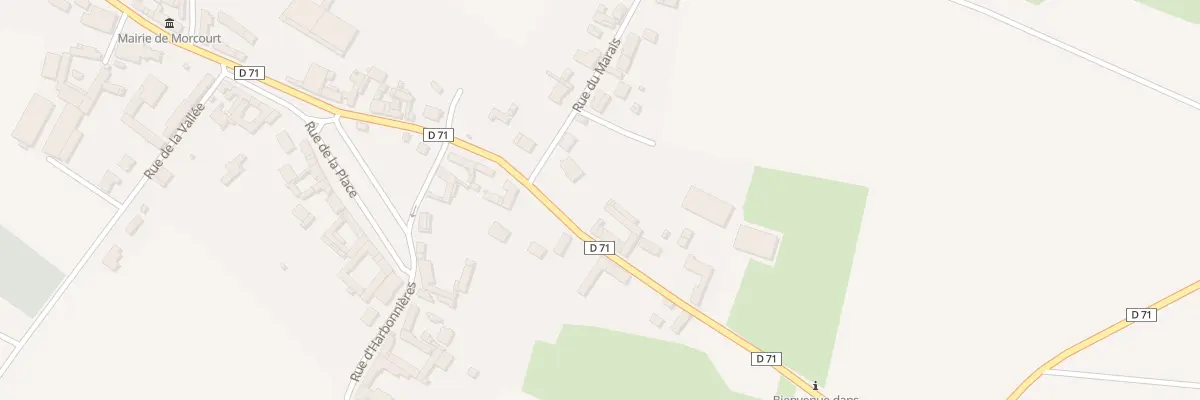 Plan du 27 Rue de Peronne à Morcourt
