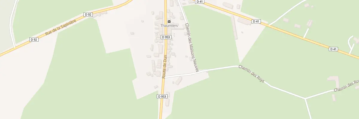 Plan du 11 Rue Principale à Thaumiers