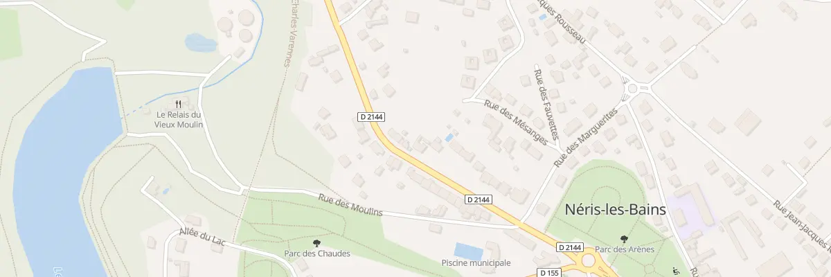 Plan du 20 Rue General de Gaulle à Néris-les-Bains