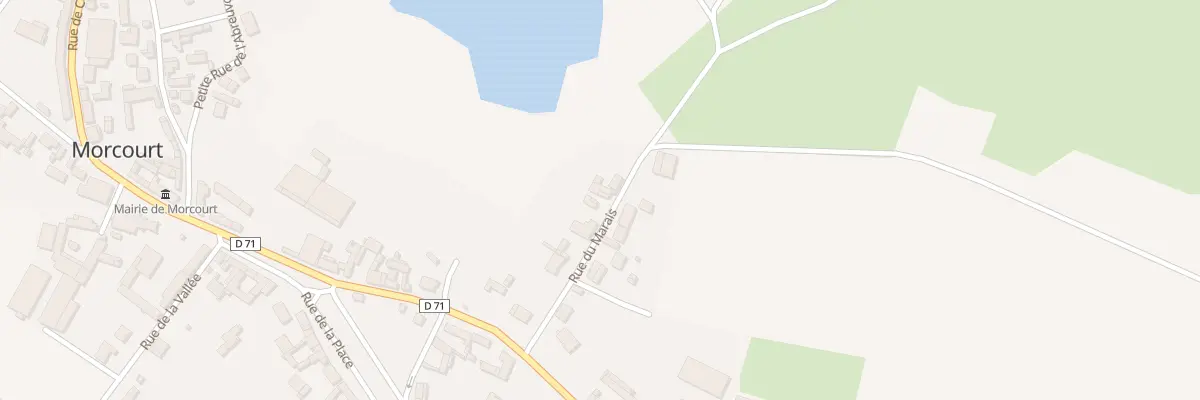 Plan du 7 Rue du Marais à Morcourt