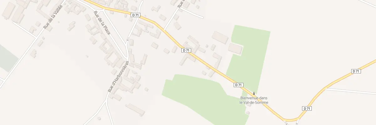 Plan du 12 Rue de Peronne à Morcourt