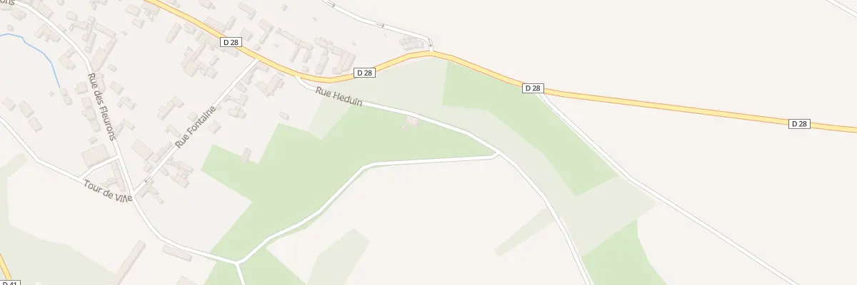 Plan du 2 Rue Heduin à Caix