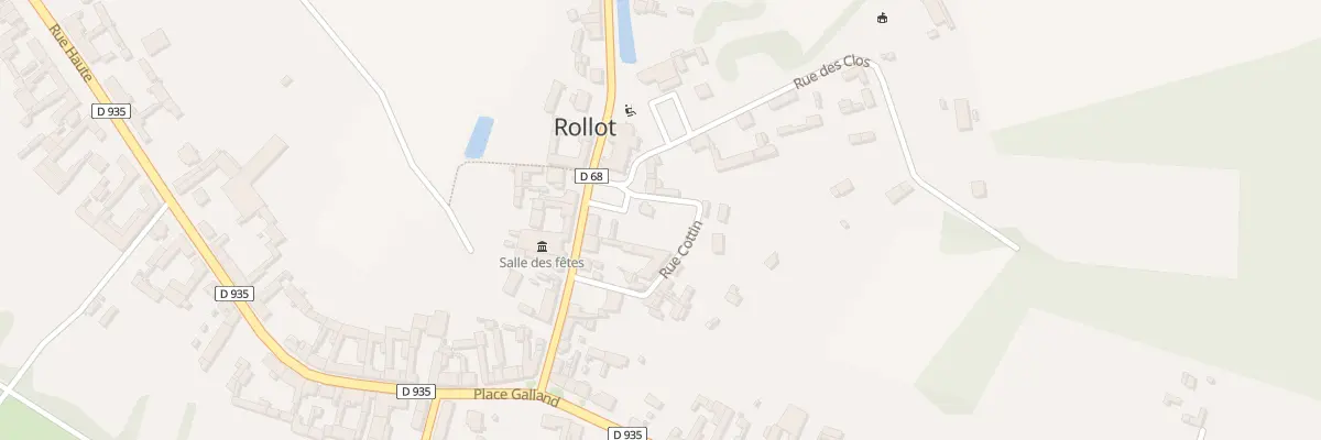 Plan du 2 Rue des Clos à Rollot