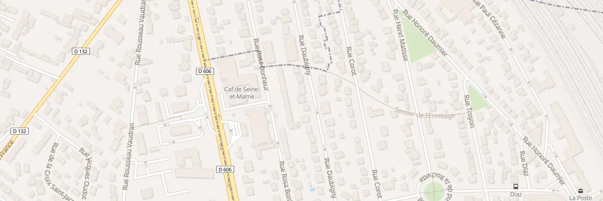 Plan du 32 Rue Daubigny à La Rochette