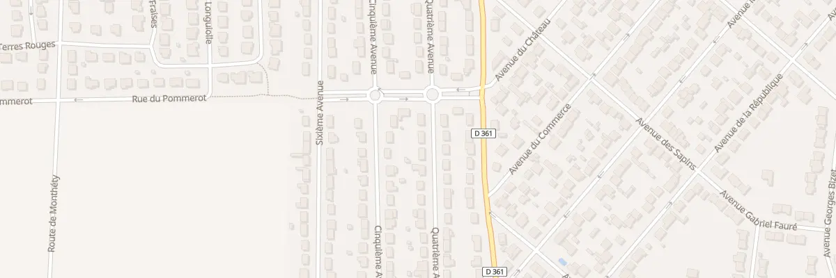 Plan du 38 Quatrième Avenue à Roissy-en-Brie
