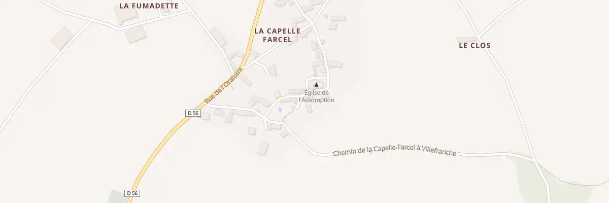 Plan du 5247 La Capelle Farcel à Alrance