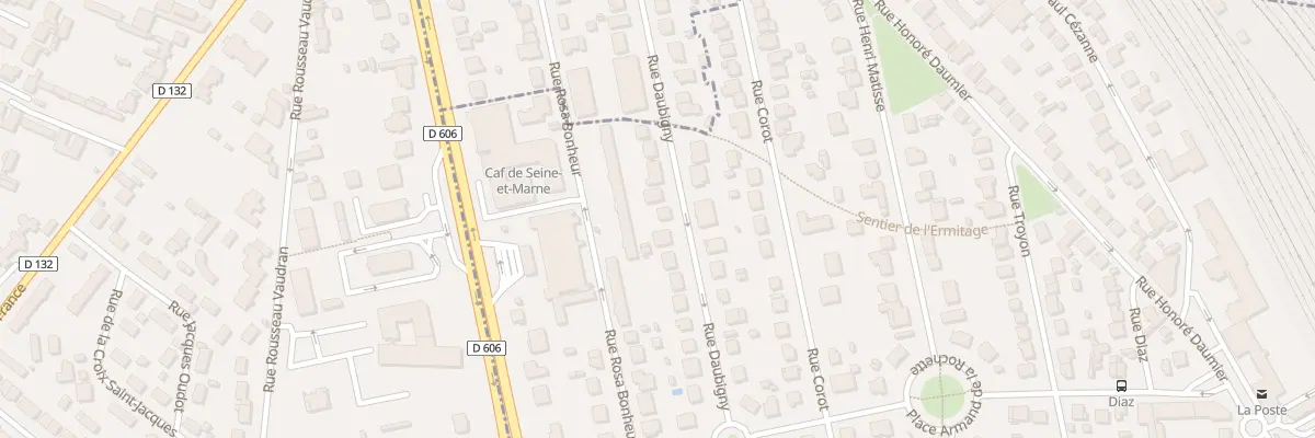 Plan du 34 Rue Daubigny à La Rochette