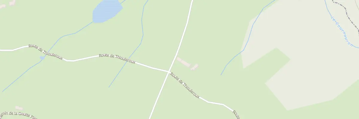 Plan du 865 Rte de Thiouleroux à Villebret