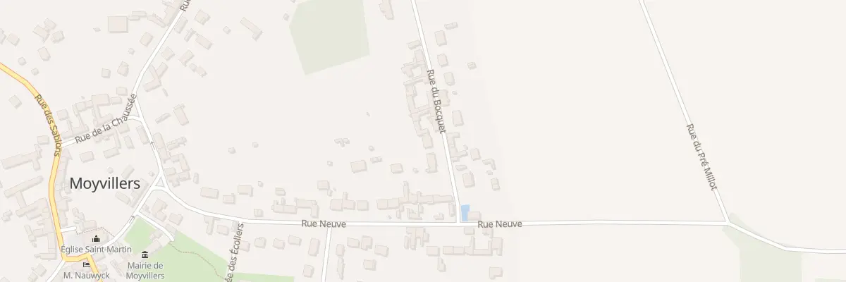 Plan du 93 Rue du Bocquet à Moyvillers
