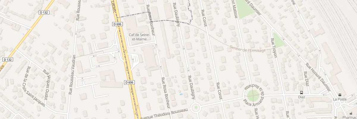 Plan du 38 Rue Daubigny à La Rochette