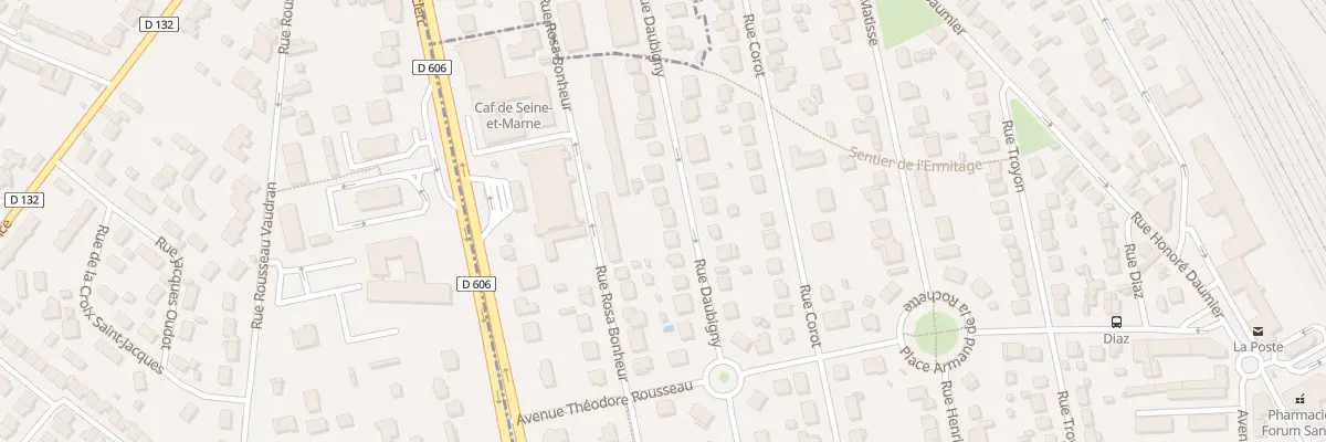 Plan du 40 Rue Daubigny à La Rochette