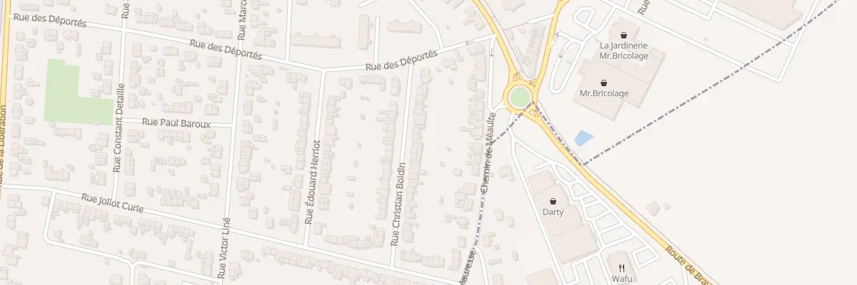 Plan du 29 Rue Christian Boidin à Albert