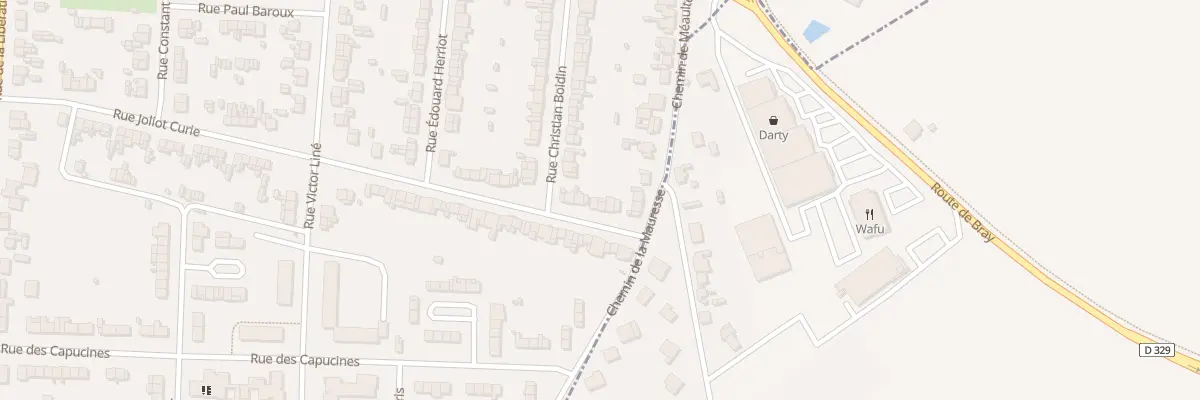 Plan du 37 Rue Jules Verne à Albert