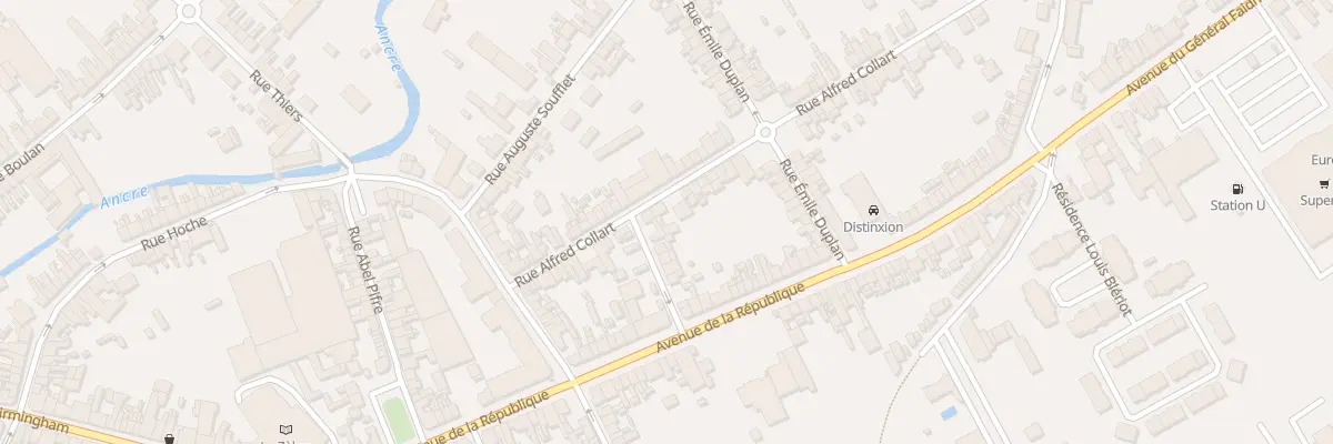 Plan du 30 Rue Alfred Collart à Albert