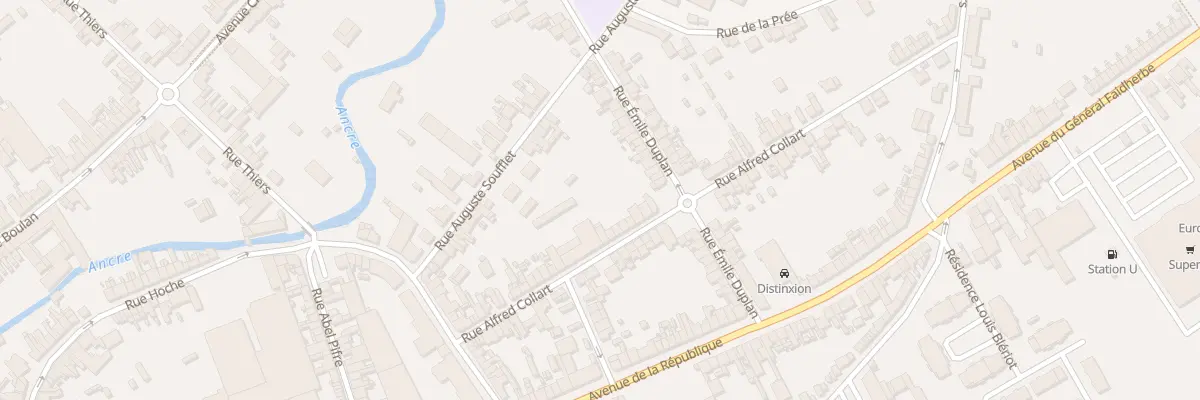 Plan du 39 Rue Alfred Collart à Albert