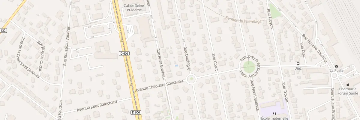 Plan du 48 Rue Daubigny à La Rochette