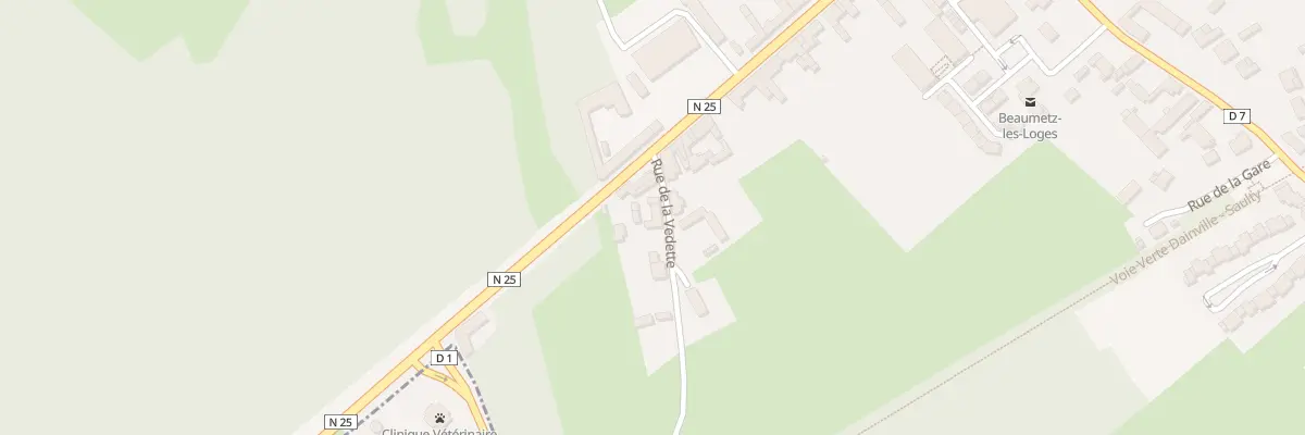 Plan du 8B Rue Nationale à Beaumetz-lès-Loges