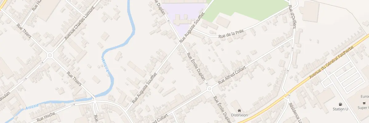 Plan du 39 Rue Emile Duplan à Albert
