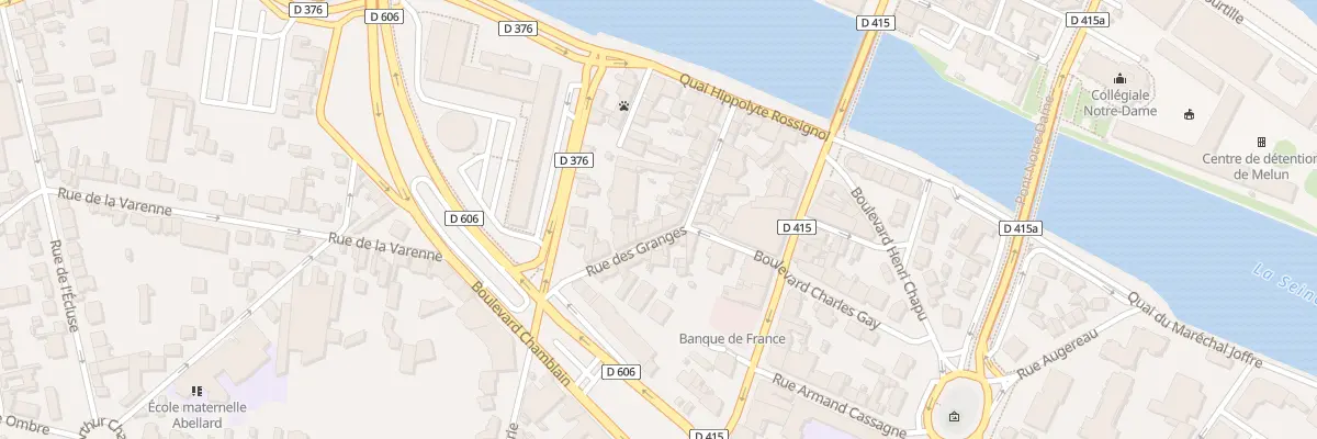 Plan du 10 Rue des Granges à Melun