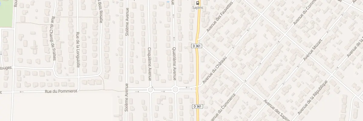 Plan du 33 Quatrième Avenue à Roissy-en-Brie