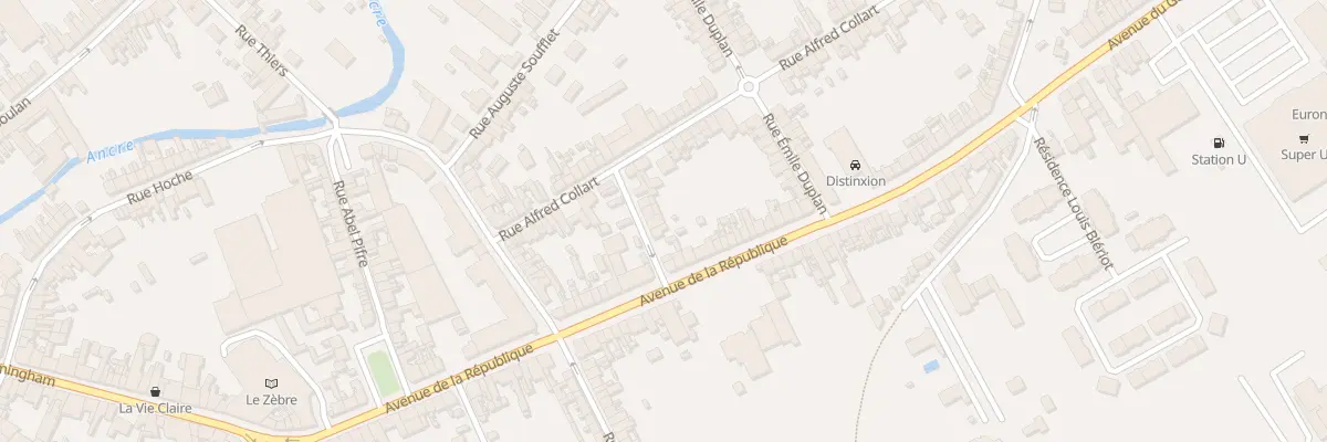 Plan du 8 Rue Alphonse Pégard à Albert