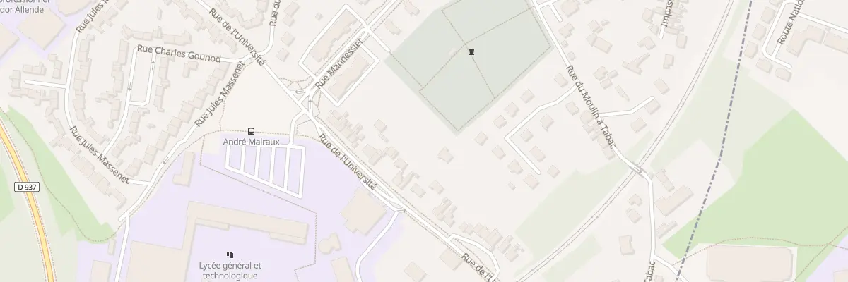 Plan du 777 Rue de l’Université à Béthune