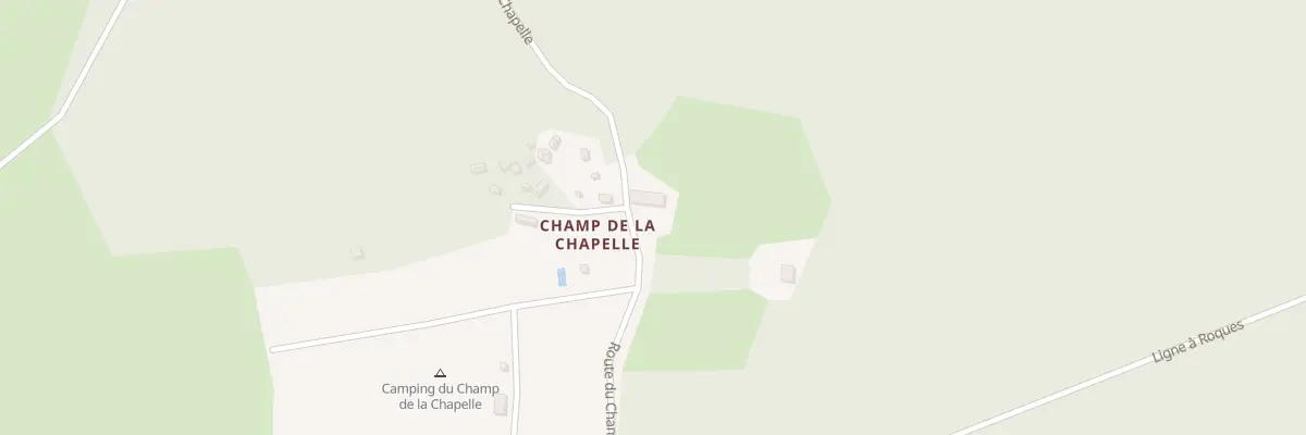 Plan du 5 Champ de la Chapelle à Braize