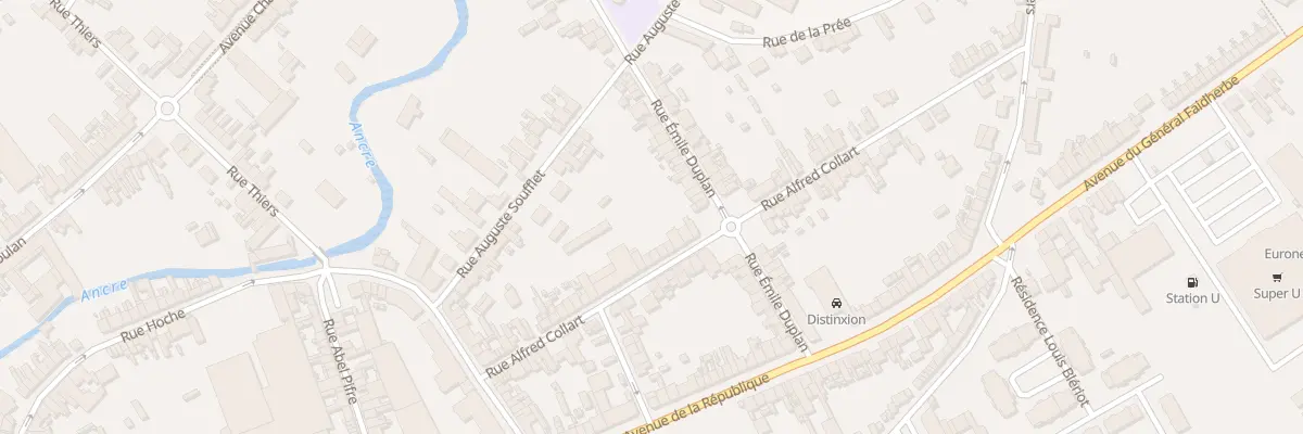 Plan du 43 Rue Alfred Collart à Albert