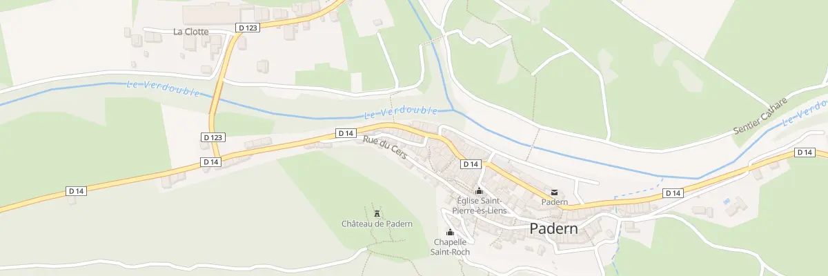 Plan du 140 Le Village à Padern