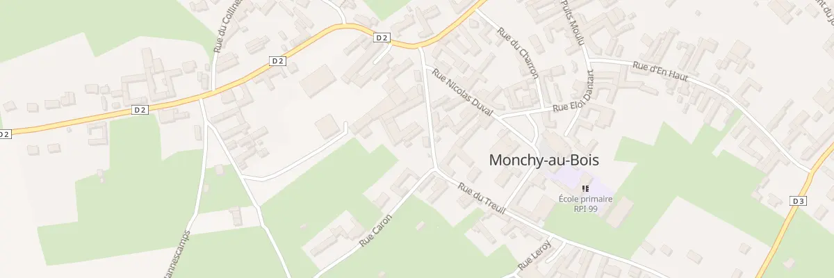 Plan du 6 Rue du Treuil à Monchy-au-Bois