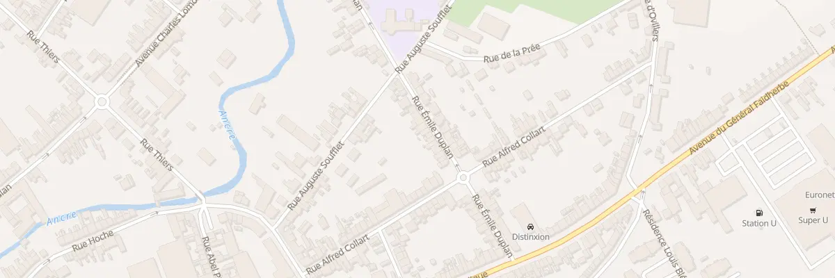Plan du 29 Rue Emile Duplan à Albert