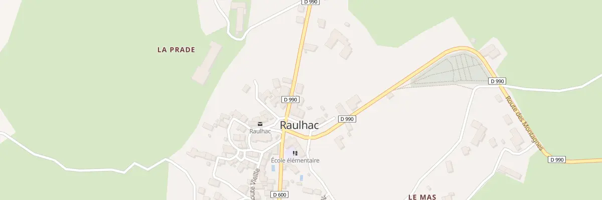 Plan du 5045 Le Bourg à Raulhac