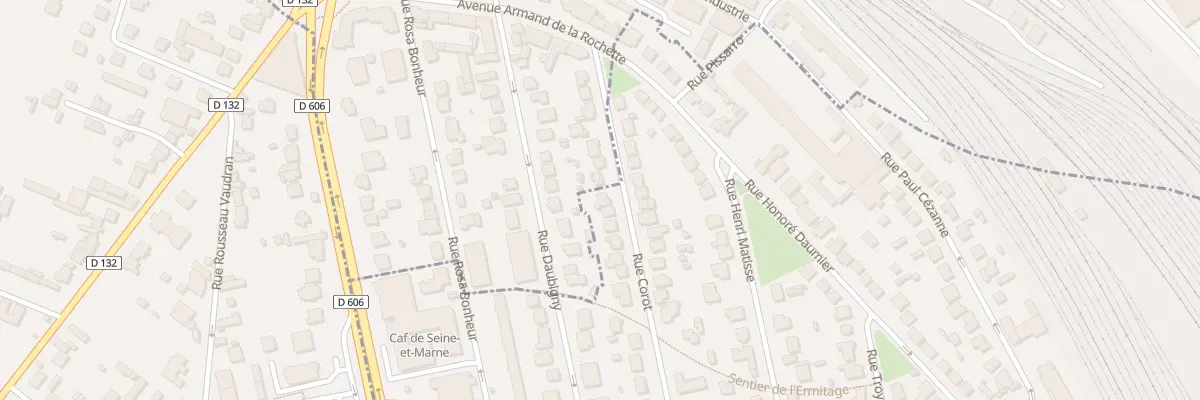 Plan du 14 Rue Corot à La Rochette