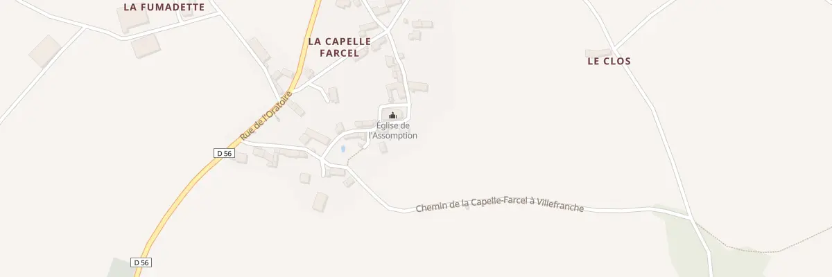 Plan du 5229 La Capelle Farcel à Alrance