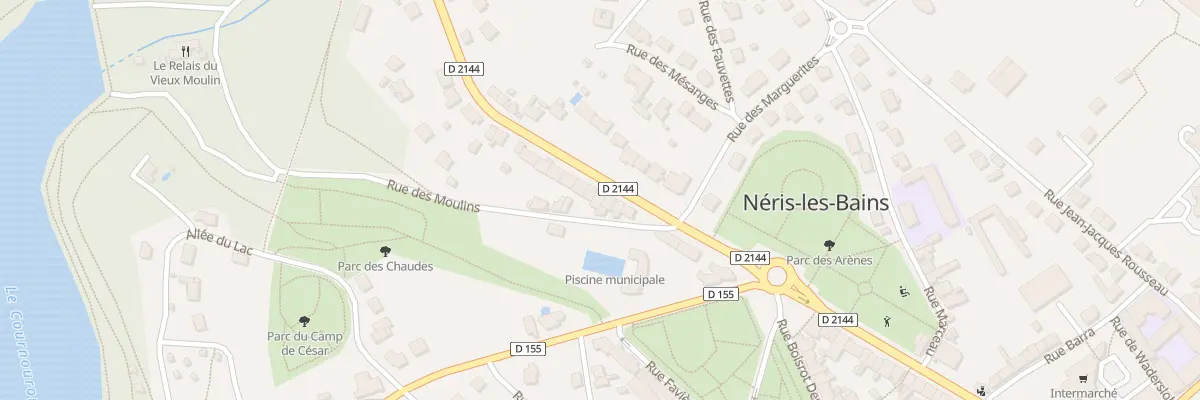 Plan du 11 Rue General de Gaulle à Néris-les-Bains