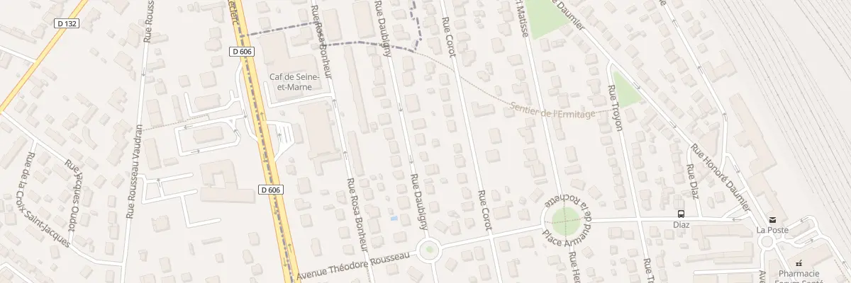 Plan du 45 Rue Daubigny à La Rochette