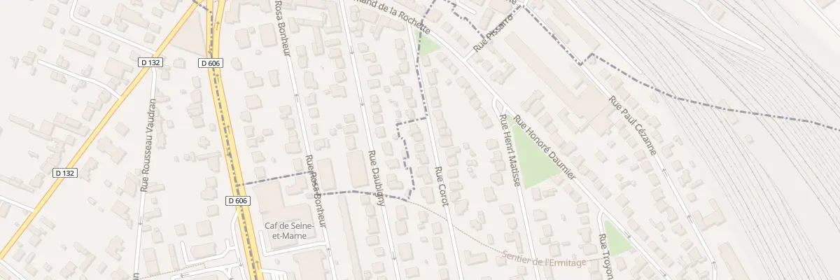 Plan du 16 Rue Corot à La Rochette