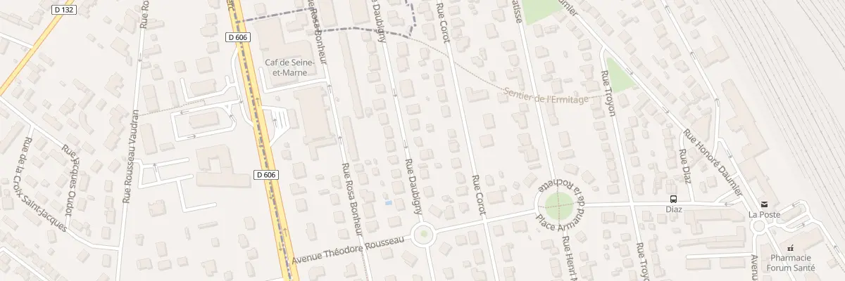 Plan du 47 Rue Daubigny à La Rochette