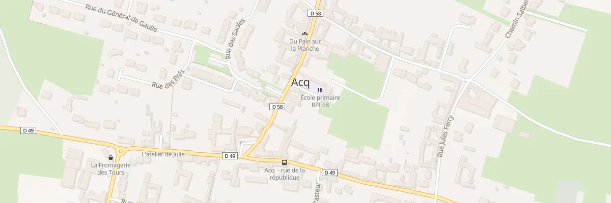 Plan du 4 Rue de la Liberté à Acq