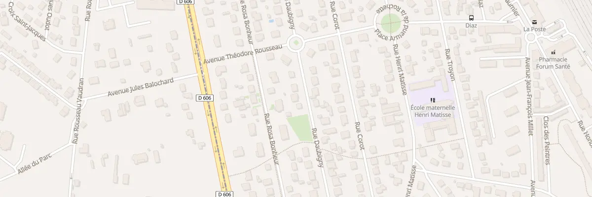 Plan du 58 Rue Daubigny à La Rochette