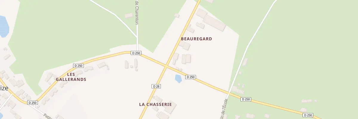 Plan du 1 Rte de Saint Bonnet de Troncai à Braize