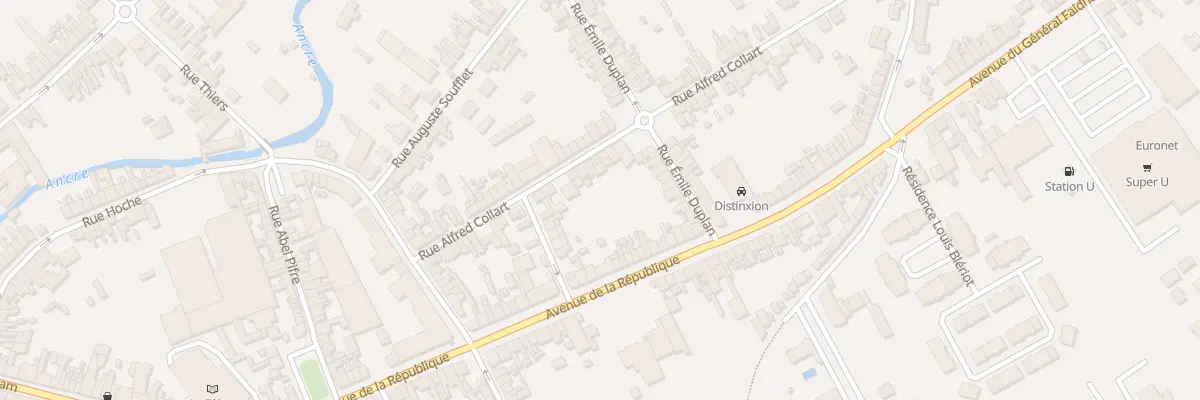 Plan du 36 Rue Alfred Collart à Albert