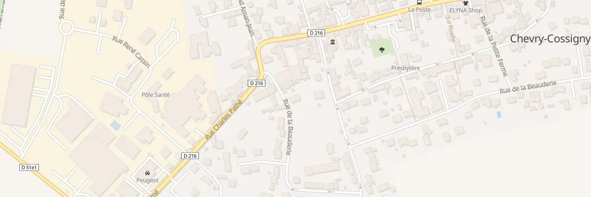 Plan du 9 Rue de la Beauderie à Chevry-Cossigny